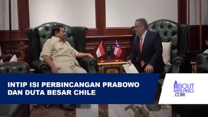 MENHAN PRABOWO SUBIANTO SAMBUT DUTA BESAR CILE DAN BAHAS KERJA SAMA PERTAHANAN