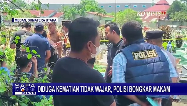Pengasuh Bayi di Medan Diduga Meninggal Tak Wajar, Polisi Bongkar Makam