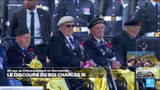 80 ans du D-DAY : le Roi Charles III rend hommage à la Résistance