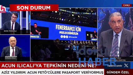 Fenerbahçe eski As Başkanı Mahmut Uslu'dan canlı yayında dikkat çeken el hareketi!