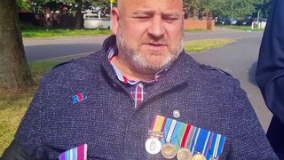 Wreaths are  laid for D-Day 80 in Skegness