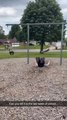 Boy Falls While Trying to do Backflip Swinging