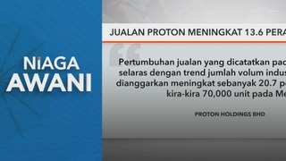 Jualan Proton meningkat 13.6 peratus pada Mei