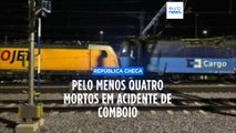 Colisão de comboios na República Checa faz pelo menos 4 mortos e 23 feridos