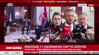 Özel-Erdoğan görüşmesi 11 Haziran'da