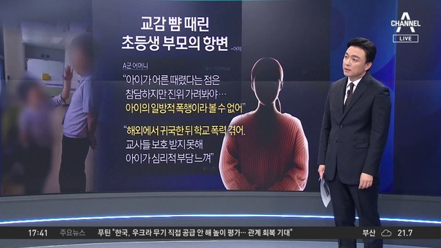 교감 뺨 때린 초등생 부모의 항변…“일방 폭행 아냐”