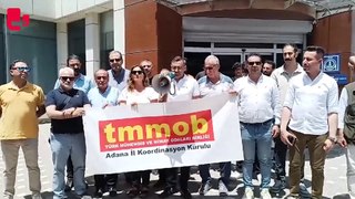 Adana'da TMMOB'dan kayyım tepkisi, 'Halk iradesinin ortadan kaldırılması idari bir darbedir' 