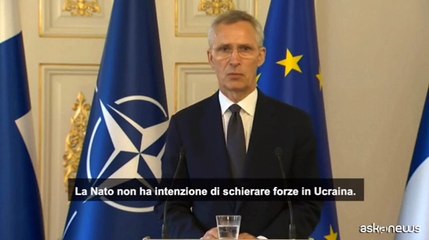 Stoltenberg: la Nato non ha piani pe schierare forze in Ucraina