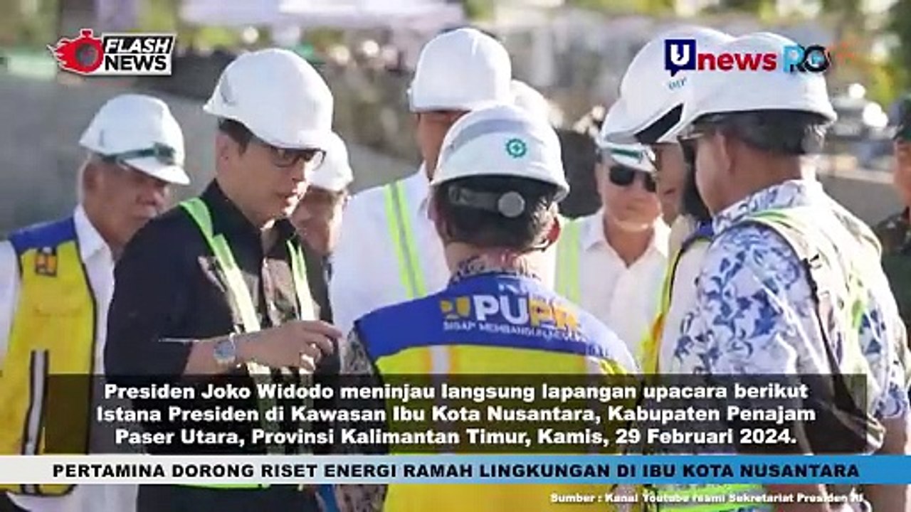 Presiden Jokowi Tinjau Lapangan Upacara di IKN, Persiapan HUT RI 79