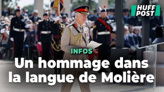 Le roi Charles III a rendu hommage aux français et en français morts lors du D-day