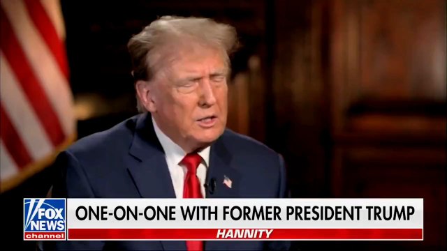 je ne veux pas avoir l’air naïf – ce qu’ils ont fait au Parti républicain… ils veulent arrêter pour aucun crime la personne qui a remporté l’investiture de manière écrasante. Ce qu’ils me font – si cela continue – il ne restera vraiment plus de pays.