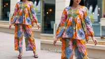 Stylish and Trendy Allover Short Frock Designs 2024|| New Short Frocks Design|| Printed Short Frocks