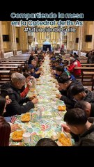 La Catedral abrió sus puertas y se transformó en un comedor comunitario