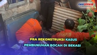Pra Rekonstruksi Kasus Pembunuhan Bocah di Bekasi, Ada 34 Adegan Diperagakkan