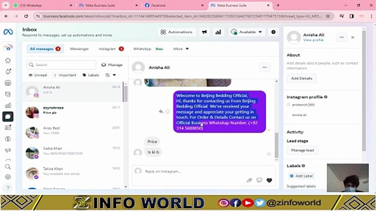 How To Send Automatic Messages On Instagram 2024 | Instagram Par Auto Reply Kaise On Kare