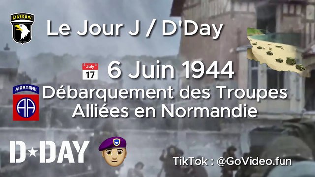 80th anniversary of D-day - Débarquement normandie 6 juin 1944 / Normandy landing June 6, 1944