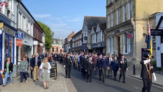 D-Day 80 service in Petersfield