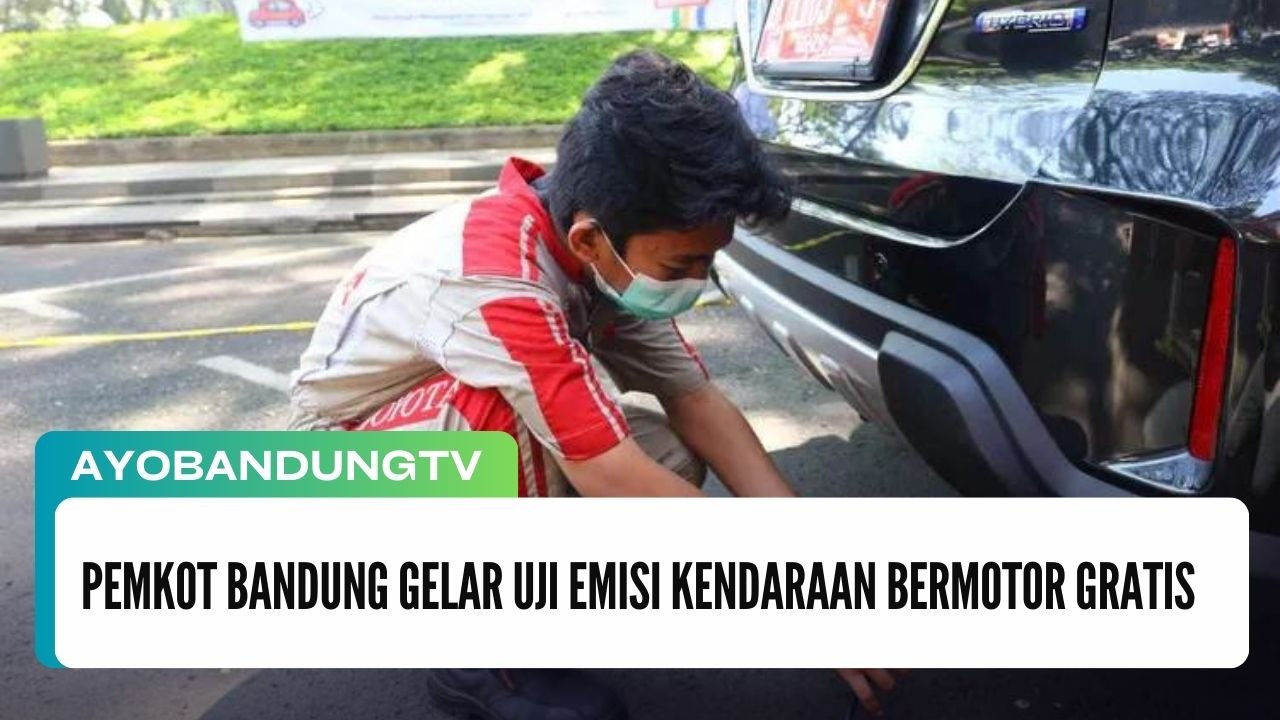 Pemkot Bandung Gelar Uji Emisi Kendaraan Bermotor Gratis