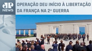 Autoridades participam de cerimônias dos 80 anos do ‘Dia D’ na Normandia, na França