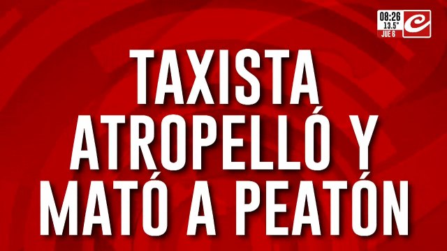 Tragedia en avenida 9 de Julio: taxista atropelló y mató a un peatón