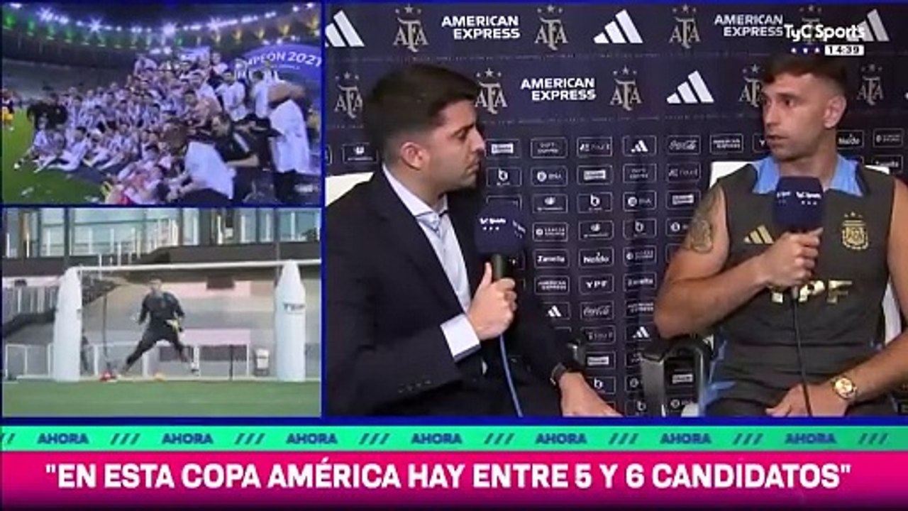 "Dibu" Martínez sobre los JJ.OO. 2024 París: "Sé que tengo que pelear un poco más con Aston Villa"