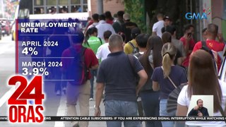 Bilang ng mga Pilipinong unemployed o walang trabaho, nadagdagan nitong Abril | 24 Oras