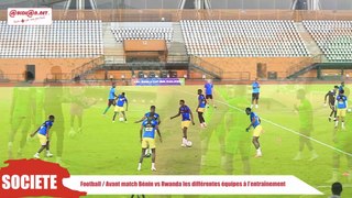 Football/ Avant match Bénin vs Rwanda: les équipes à l’entraînement