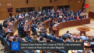 Carlos Díaz-Pache (PP) cruje al PSOE y les amenaza con ir hasta el final en el caso de la mujer de Sánchez