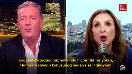 Gazeteci Morgan, İsrailli eski Belediye Başkan Yardımcısı Nahoum ile tartıştı