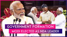 Narendra Modi Elected As Leader Of NDA Parliamentary Party, Allies Shower Praise