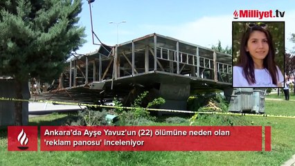 Reklam panosu durakta bekleyen Ayşe'nin sonu oldu! İnceleme başlatıldı