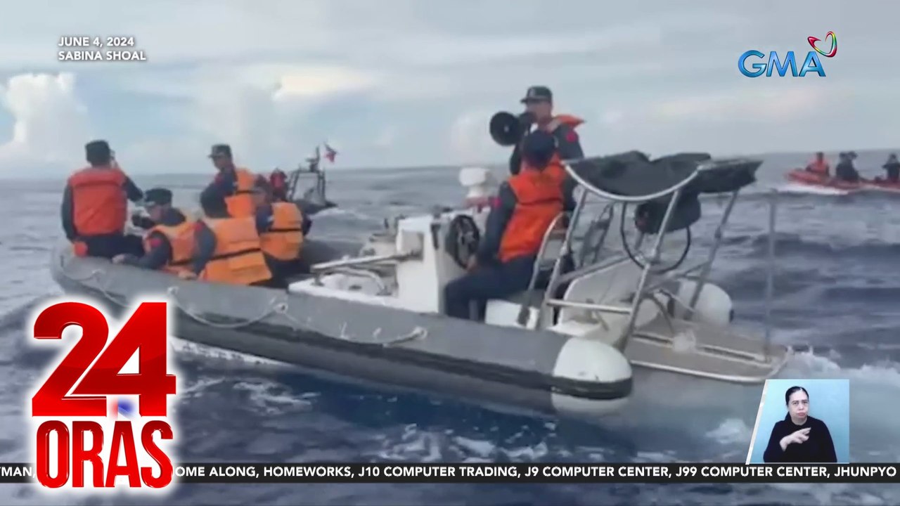 China Coast Guard, nag-dangerous maneuver at nambangga ng rubber boats sa medical evacuation mission ng PCG | 24 Oras