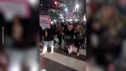 Movilización en reclamo de justicia por el triple crimen de Barracas