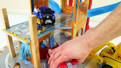 Toy Learning Video for kids. Paw patrol true metal vehicles biggest race