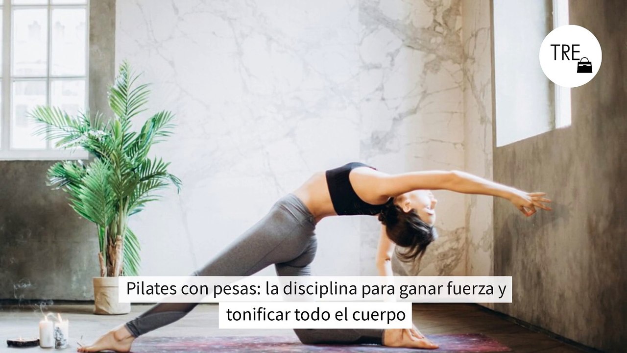 Pilates con pesas: la disciplina para ganar fuerza y tonificar todo el cuerpo