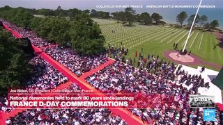 Freedom and democracy ‘always worth dying for’, says Biden at D-Day commemorations