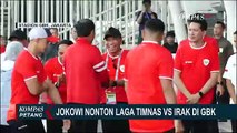 Presiden Jokowi dan Ibu Iriana Nonton Langsung Timnas Indonesia Lawan Irak di GBK