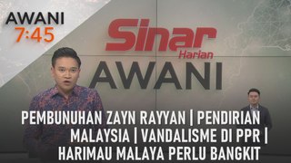 AWANI 7:45 [06/06/2024] – Pembunuhan Zayn Rayyan | Pendirian Malaysia | Vandalisme di PPR | Harimau Malaya perlu bangkit