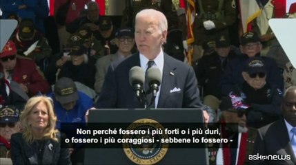 Biden: gli uomini del D-Day sapevano per cosa vale la pena morire