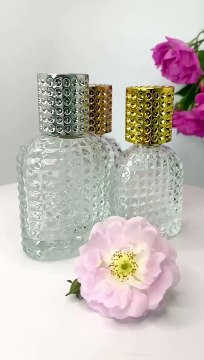 Round Perfume Bottles with Spray Pumps | Harfaah Plastics UAE