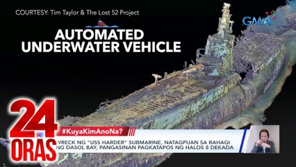 24 Oras Part 3: Nadiskubreng 'lost submarine' matapos ang 80 taon; hulihan ng 'di pa consolidated na jeepney; effective na portrayal ni Jon Lucas sa "Black Rider," atbp.