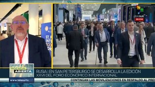 Se desarrolla el 27° Foro Económico Internacional en San Petersburgo