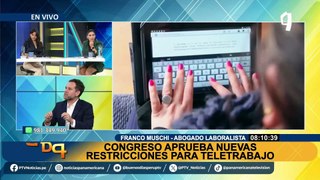 Teletrabajo: ¿Cuáles son las nuevas y polémicas restricciones que aprobó el Congreso?