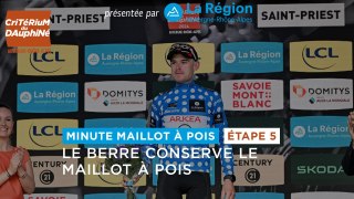 Critérium du Dauphiné 2024 - Stage 5 - AURA region Polka dot Jersey Minute
