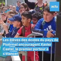 Passage de la flamme olympique à Josselin le 6 juin 2024