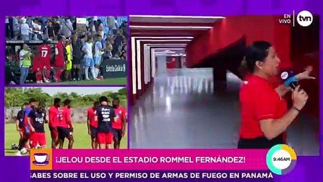 Nathy hace un recorrido exclusivo al estadio Rommel Fernández G.
