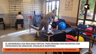El Madariaga usa realidad virtual para rehabilitar pacientes con patologías de lenguaje, visuales o auditivas