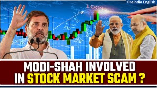 Stock Market Scam: Inquiry against Modi, Amit Shah & Exit Pollsters, Asks Rahul Gandhi | Oneindia