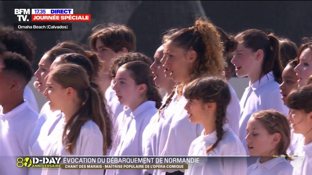 80 ans du Débarquement: le Chant des marais interprété par la maîtrise populaire de l'Opéra-Comique