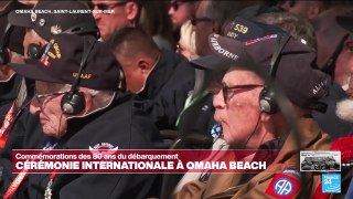 Chants et lectures lors de la cérémonie internationale des commémorations du D-Day